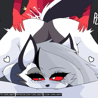 loona (helluva boss), moxxie (helluva boss) (hellaverse, helluva boss) created by carliabot