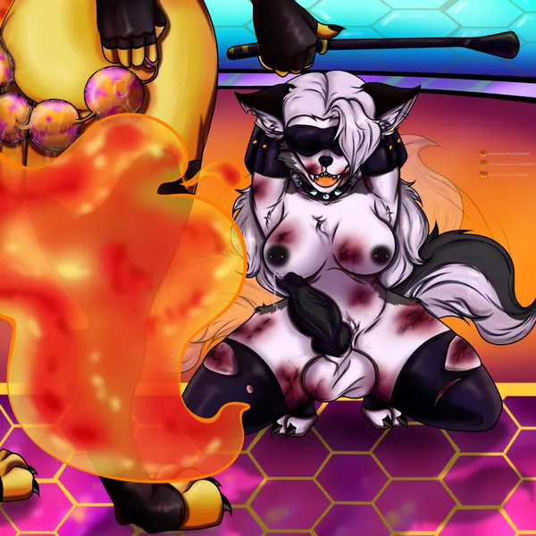 loona (helluva boss), queen bee-lzebub (helluva boss) (hellaverse, helluva boss) created by cristh501