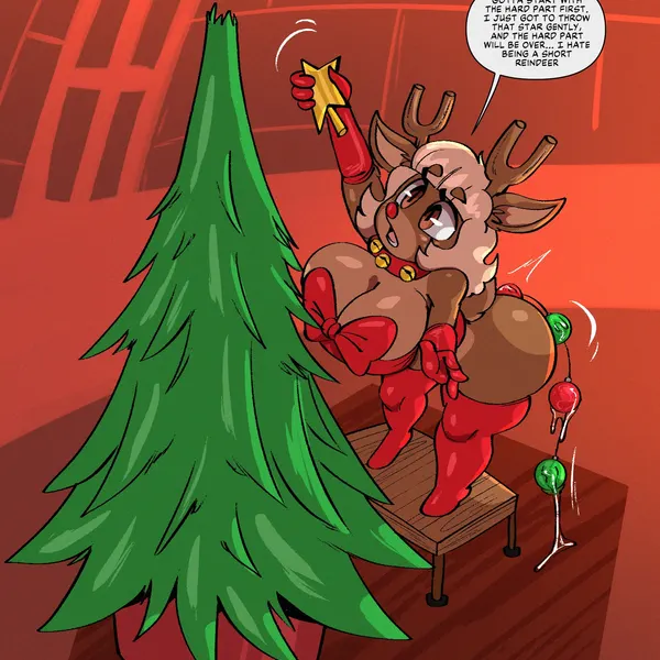 marie christy (cjr cartoons) (christmas) created by carlos jurado cartoons