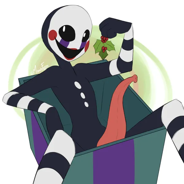 marionette (fnaf) (five nights at freddy's, five nights at freddy's 2) created by mandyfoxy