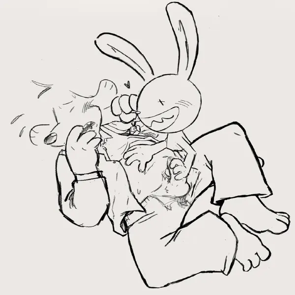max (sam and max), samuel dog (sam and max) created by forestesme