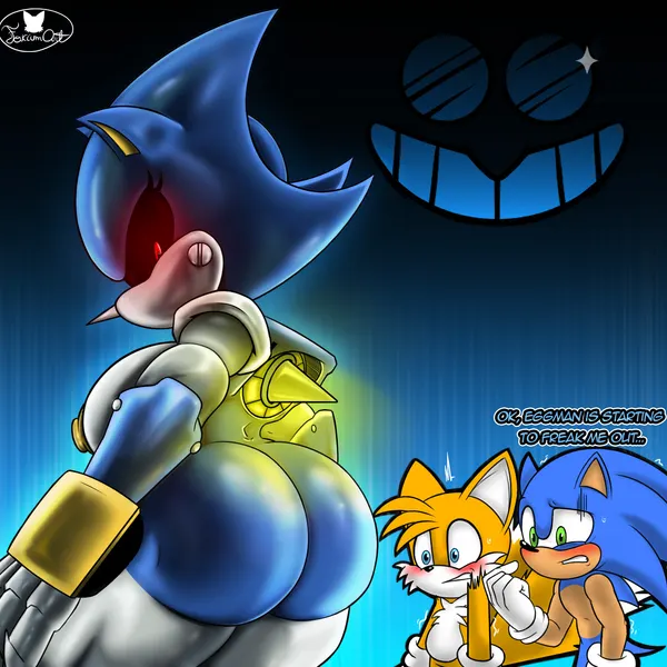 metal sonic, miles prower, sonic the hedgehog (sega, sonic the hedgehog (series)) created by foxium