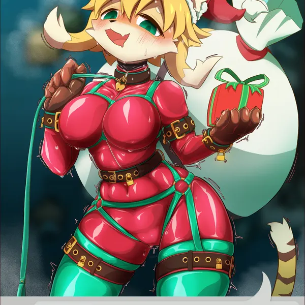 mia (world flipper) (christmas, cygames) created by hiconnen