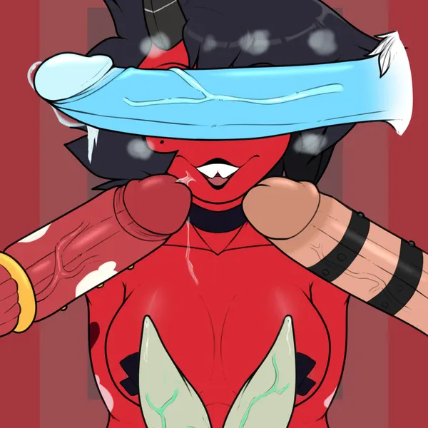 millie (helluva boss) (can't see the haters, hellaverse) created by insane lizard vel