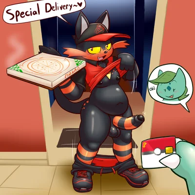 milo (felino), pudding (felino) (nintendo, pokemon) created by felino