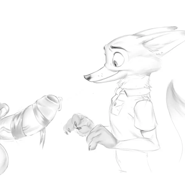 nick wilde (disney, zootopia) created by trashtikko