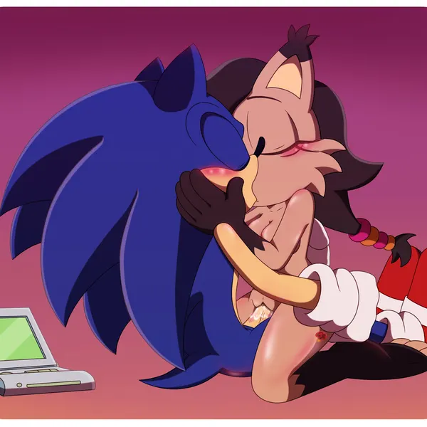 nicole the lynx, sonic the hedgehog (archie comics, sega) created by ladycherrybomba