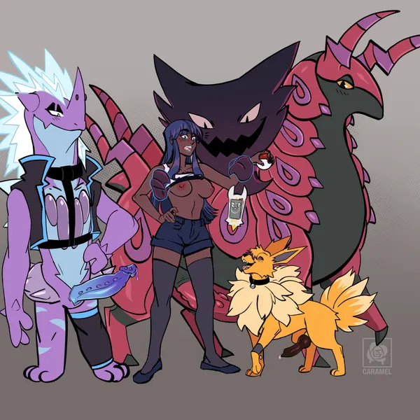 nintendo, pokemon created by caramelroses