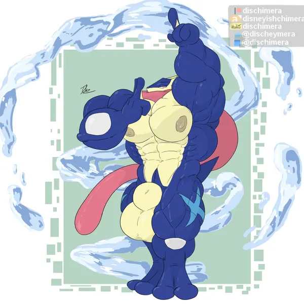 nintendo, pokemon created by dischimera