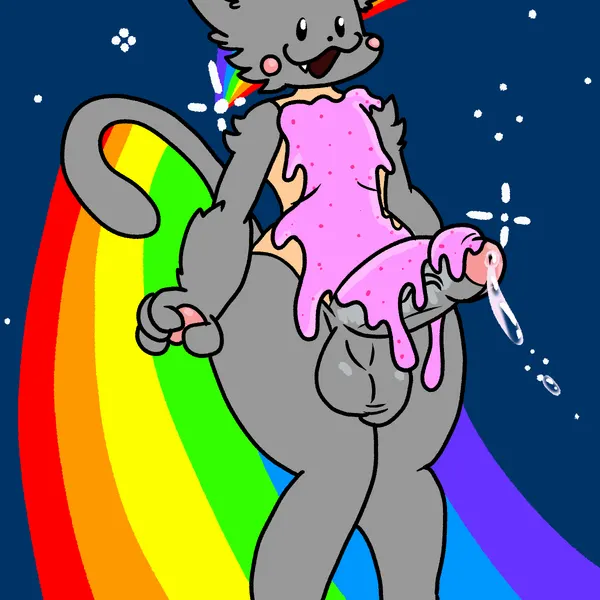 nyan cat (nyan cat (copyright)) created by chibitay