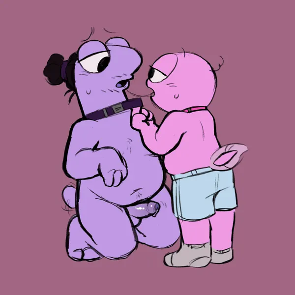 pim pimling, ren rene (reanyx3) (adult swim, cartoon network) created by tunafishhhh8