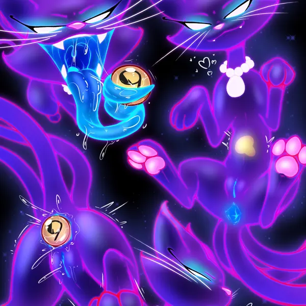 polterkitty (luigi's mansion, mario bros) created by cha0sapien