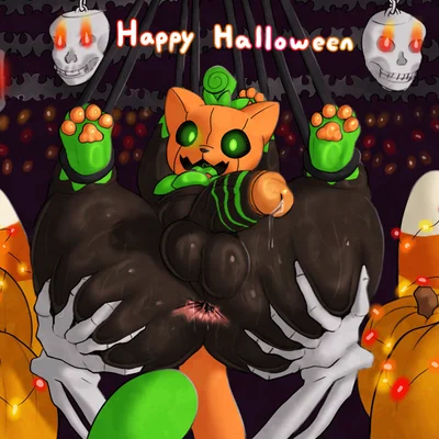 pumkat (halloween) created by 2vv7