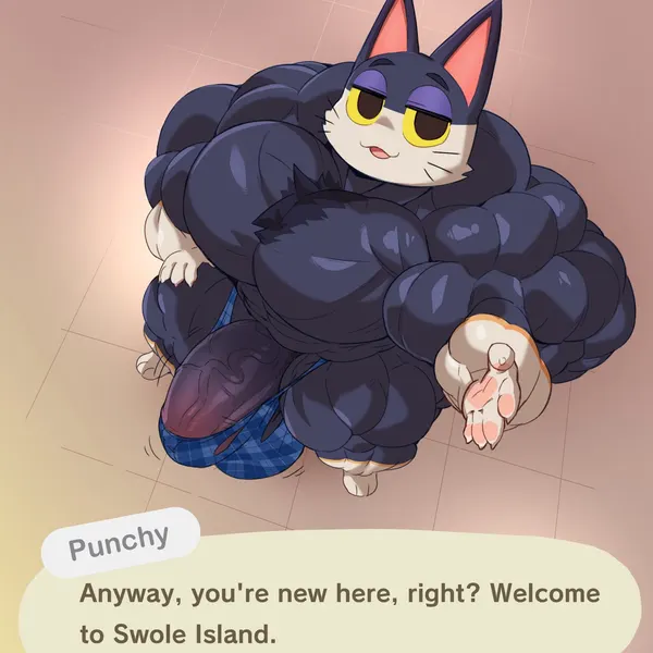 punchy (animal crossing) (animal crossing, nintendo) created by crimsonrabbit
