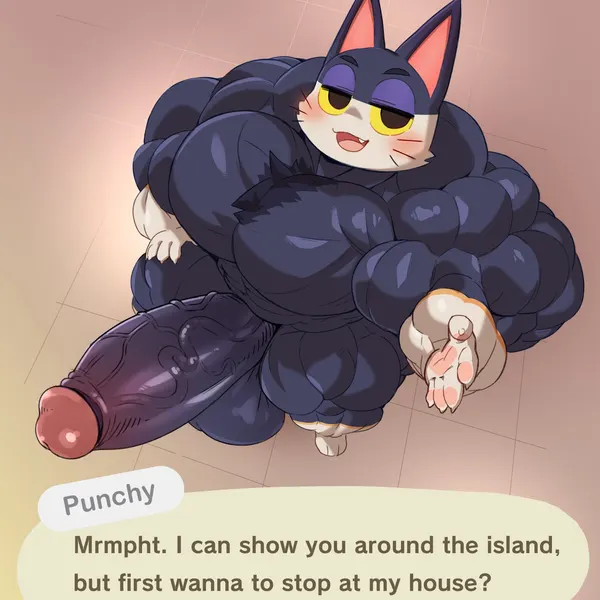 punchy (animal crossing) (animal crossing, nintendo) created by crimsonrabbit