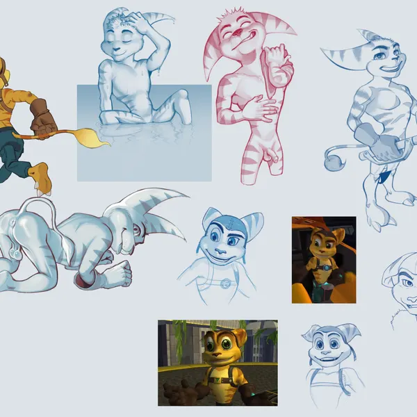 ratchet (ratchet and clank) (ratchet and clank, sony corporation) created by liori