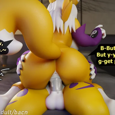 renamon (bacn) (bandai namco, digimon) created by bacn