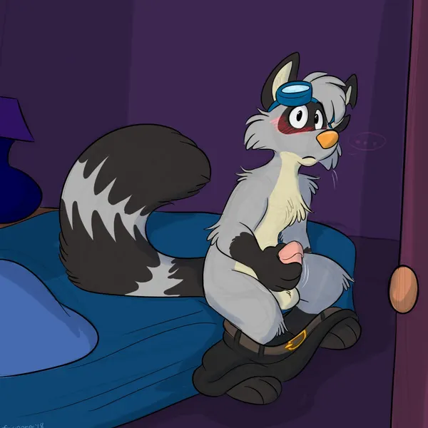 ringo raccoon created by orlandofox
