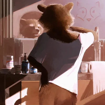 rocket raccoon (guardians of the galaxy, marvel) created by sidekick