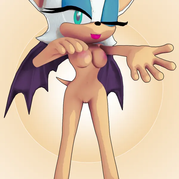 rouge the bat (sega, sonic the hedgehog (series)) created by rarequinez