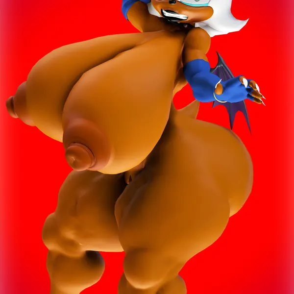 rouge the bat (sega, sonic the hedgehog (series)) created by rocketspuff