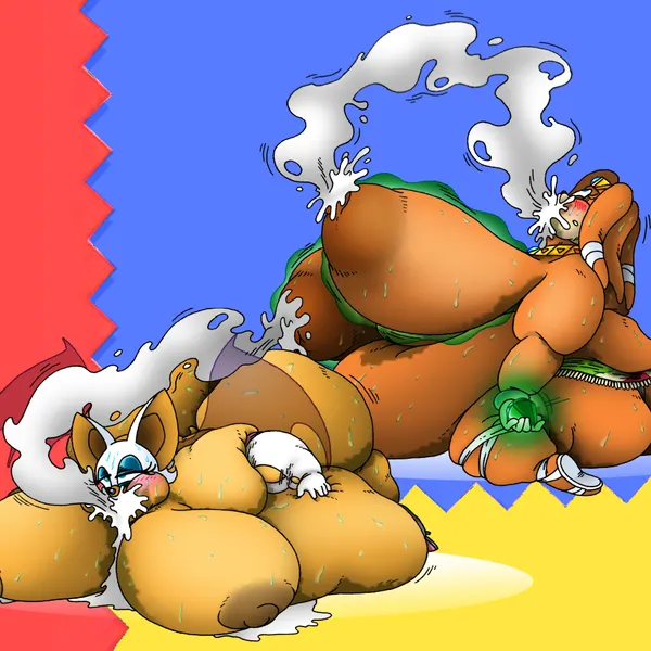 rouge the bat, tikal the echidna (sega, sonic adventure) created by xanderdwulfe
