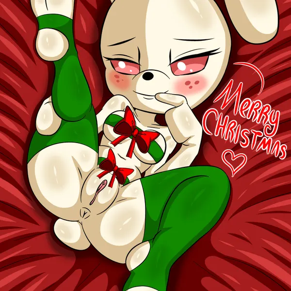 ruby (animal crossing) (animal crossing, christmas) created by sirjzau