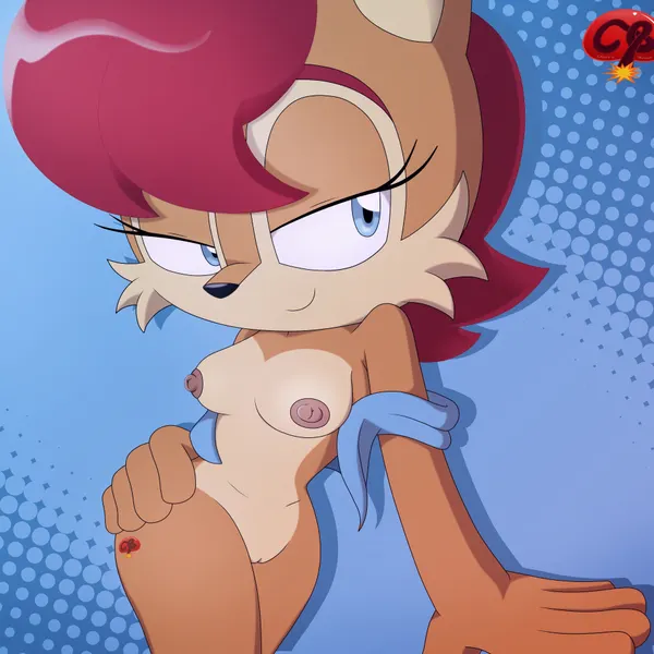 sally acorn (archie comics, sega) created by ladycherrybomba