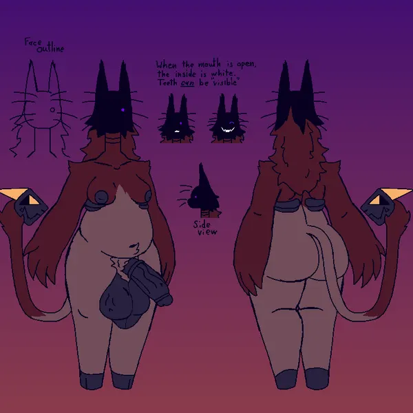 seven (felineflustered), sixex (felineflustered) created by felineflustered