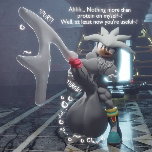 silver the hedgehog (sega, sonic the hedgehog (series)) created by malunisisos