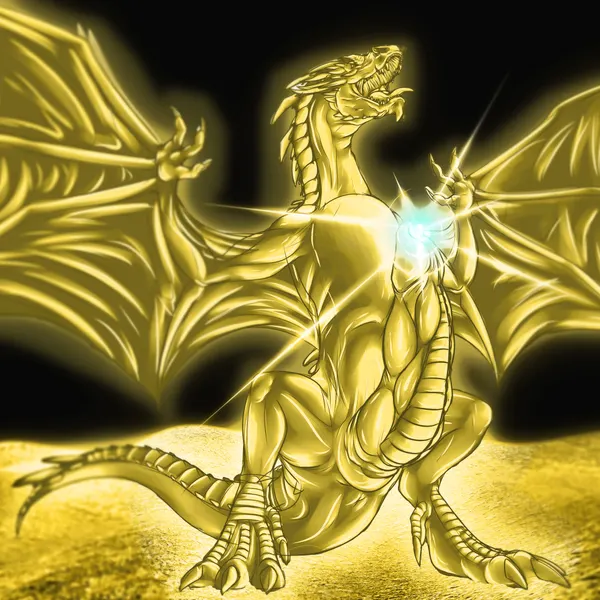 smaug (european mythology, j. r. r. tolkien) created by samagthrav2