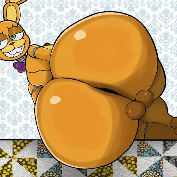 spring bonnie (fnaf) (five nights at freddy's, scottgames) created by furu flami