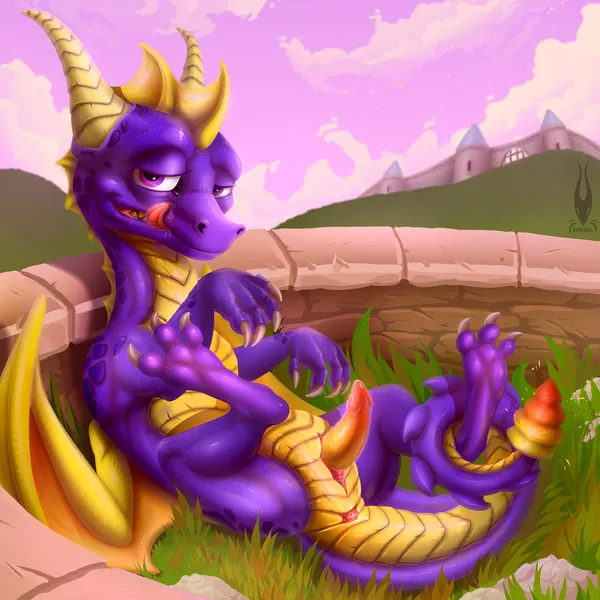 spyro (activision, european mythology) created by firael