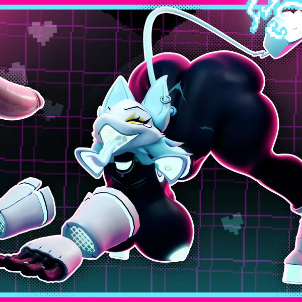 tasque manager (deltarune, undertale (series)) created by lightshow nsfw