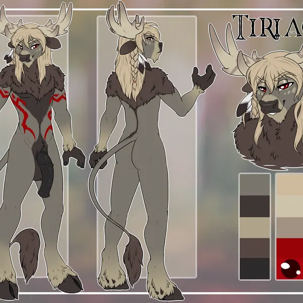 tiriaq ashenmane (blizzard entertainment, warcraft) created by rika (artist)