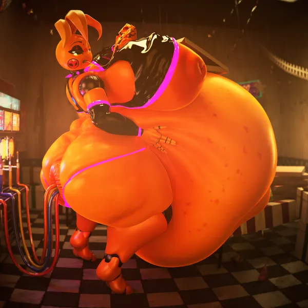 toy chica (fnaf), toy chica (justminkov) (five nights at freddy's, five nights at freddy's 2) created by lustful zen