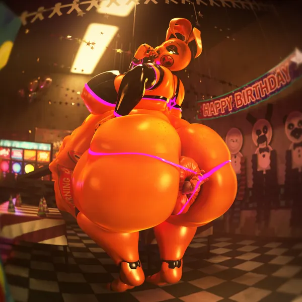 toy chica (fnaf), toy chica (justminkov) (five nights at freddy's, five nights at freddy's 2) created by lustful zen