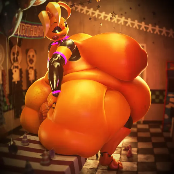 toy chica (fnaf), toy chica (justminkov) (five nights at freddy's, five nights at freddy's 2) created by lustful zen