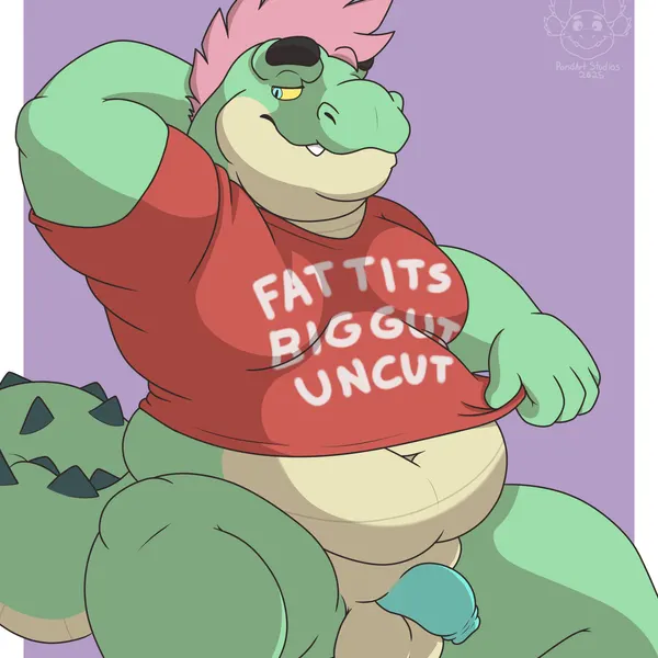 vic (victorystarz) (fat tits big gut uncut, meme clothing) created by pondart studios