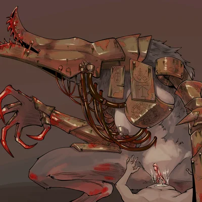 war wolf assault beast (mythology, trench crusade) created by box chan