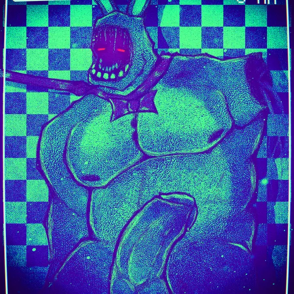 withered bonnie (fnaf), withered freddy (fnaf) (five nights at freddy's, five nights at freddy's 2) created by theanzelart