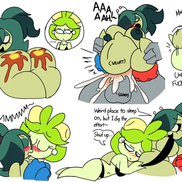 amanda (unfortu-nate), ambrosia (unfortu-nate) (game freak, nintendo) created by filthycottonart, unfortu-nate