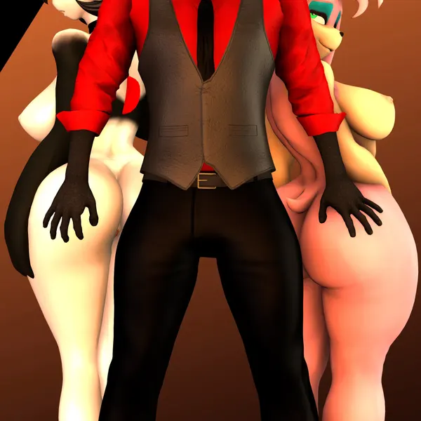 amy rose, asura (psikokinetic), psiko (psikokinetic) (nintendo, pokemon) created by psikokinetic