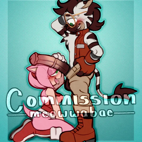 amy rose, fan character (sega, sonic the hedgehog (series)) created by meowwabae