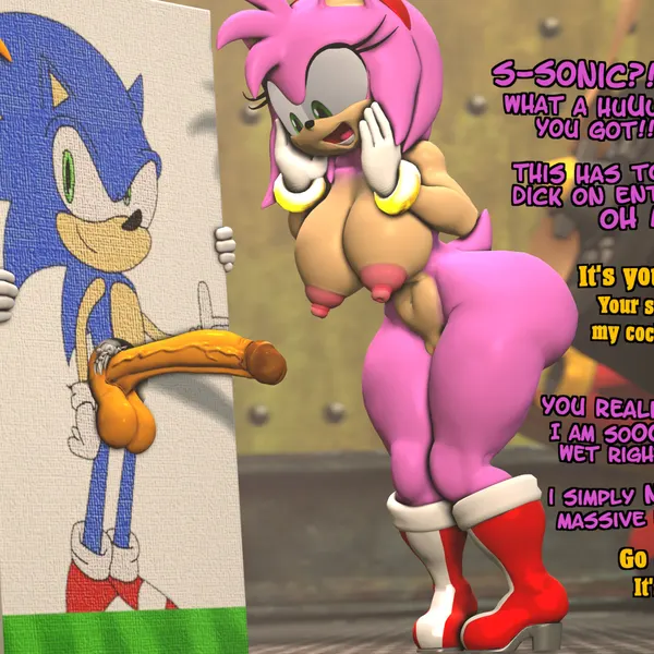 amy rose, miles prower, sonic the hedgehog (sega, sonic the hedgehog (series)) created by sarah dellen