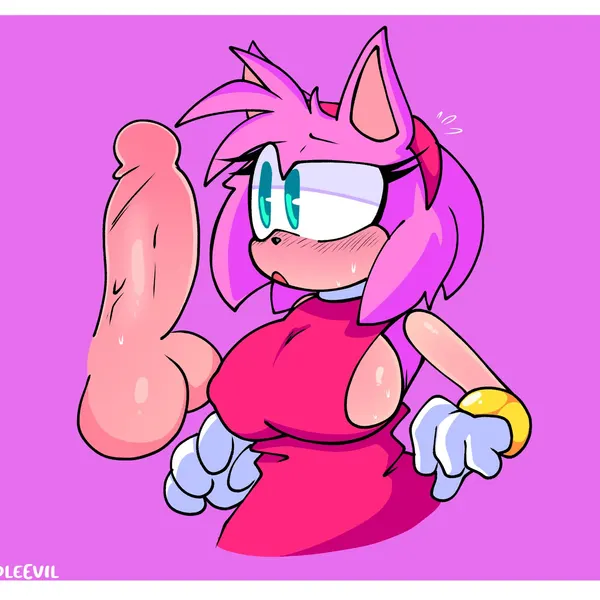 amy rose (sega, sonic the hedgehog (series)) created by tweedleevil