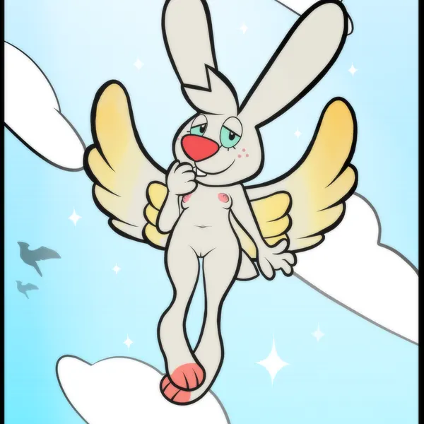 angel gabby (angel hare, the east patch) created by blackmore