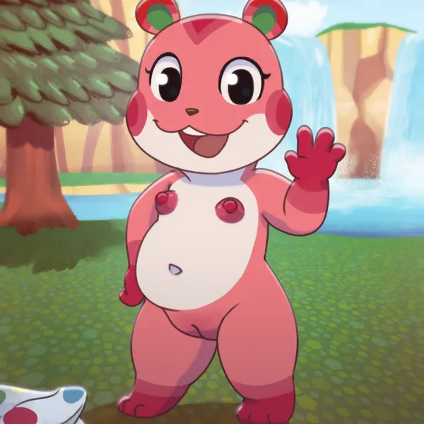 apple (animal crossing) (animal crossing, nintendo) created by zeklullaby