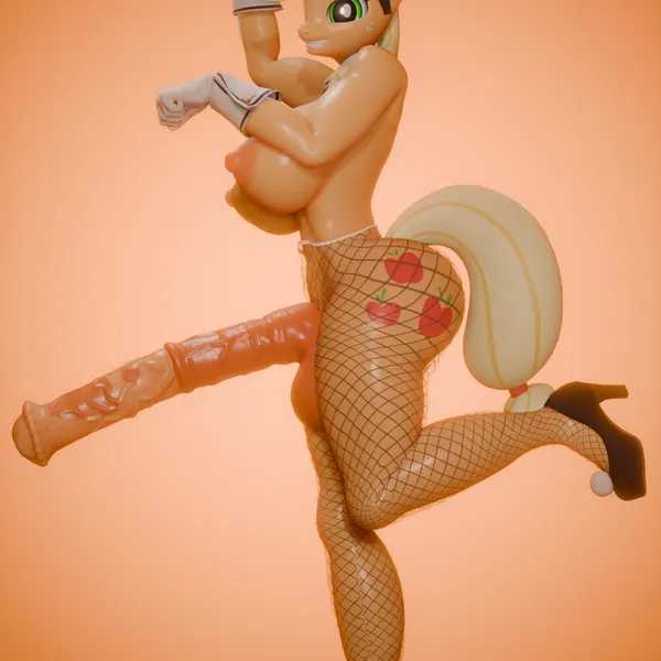 applejack (mlp) (friendship is magic, hasbro) created by doomfella