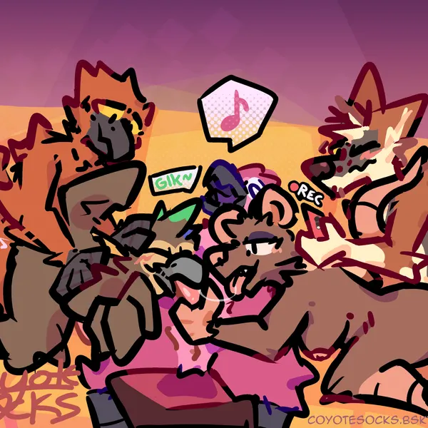 arios (phoenix), demi (coyotesocks), sill (owl) (european mythology, greek mythology) created by coyotesocks